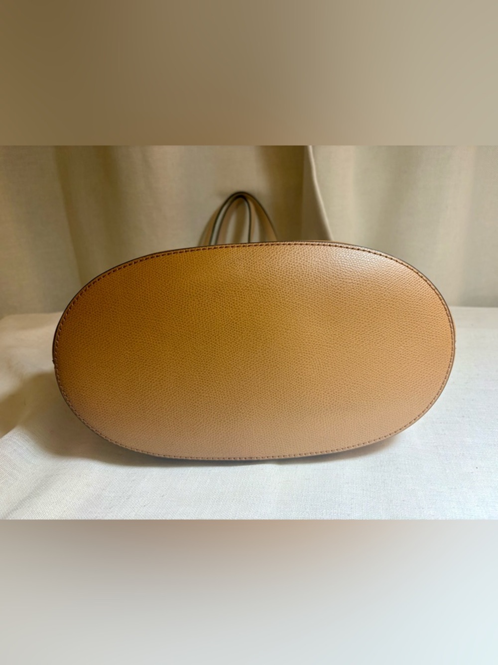 Michael Kors Cognac Leather Tote with Gold Hardware - Picture 8 of 14